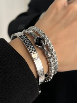 Outlet "Mittsu" Three-Piece Bracelet Set Accessories