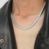 Online Wide Snake Chain Necklace Accessories