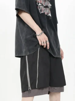 Best Layered Zip Shorts Shorts