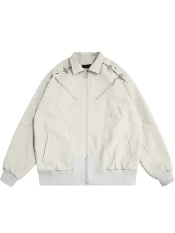 Outlet Star-Studded Bomber Jacket Jackets