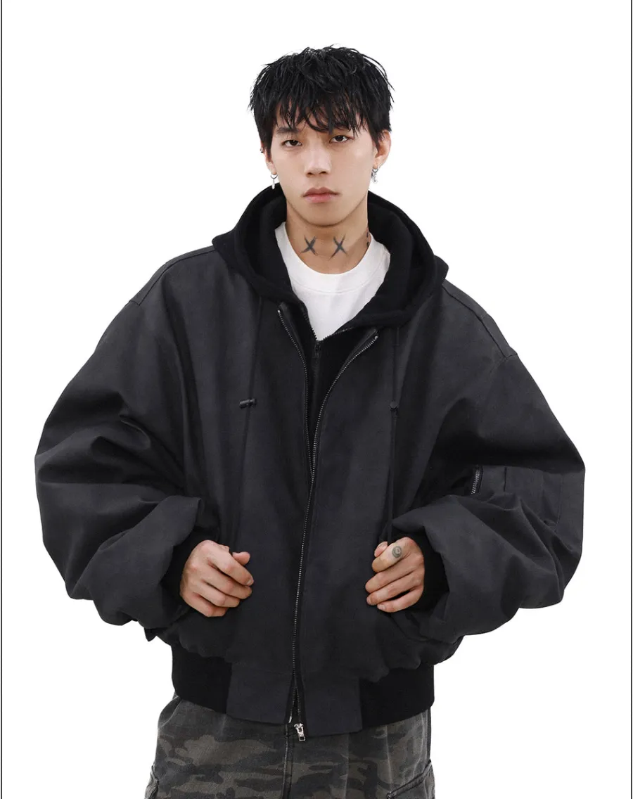 New Vintage Faded Bomber Jacket Jackets