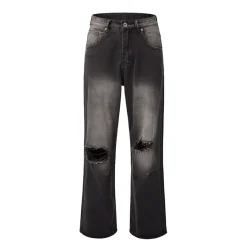 Outlet Vintage Washed Ripped Jeans Jeans