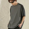 Discount Two-Tone Spliced Tee T-Shirts
