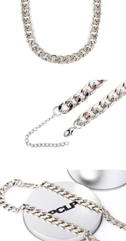 New Classic Curb Chain Necklace Accessories