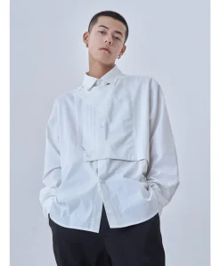 Online Deconstructed Long Sleeve Polo Shirts