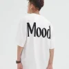 Online Mood Embroidered Tee T-Shirts