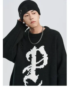 Best Mosaic P Knit Sweater Sweaters