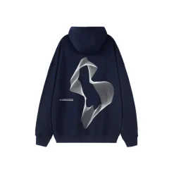 Fashion Wave Length Hoodie Hoodies
