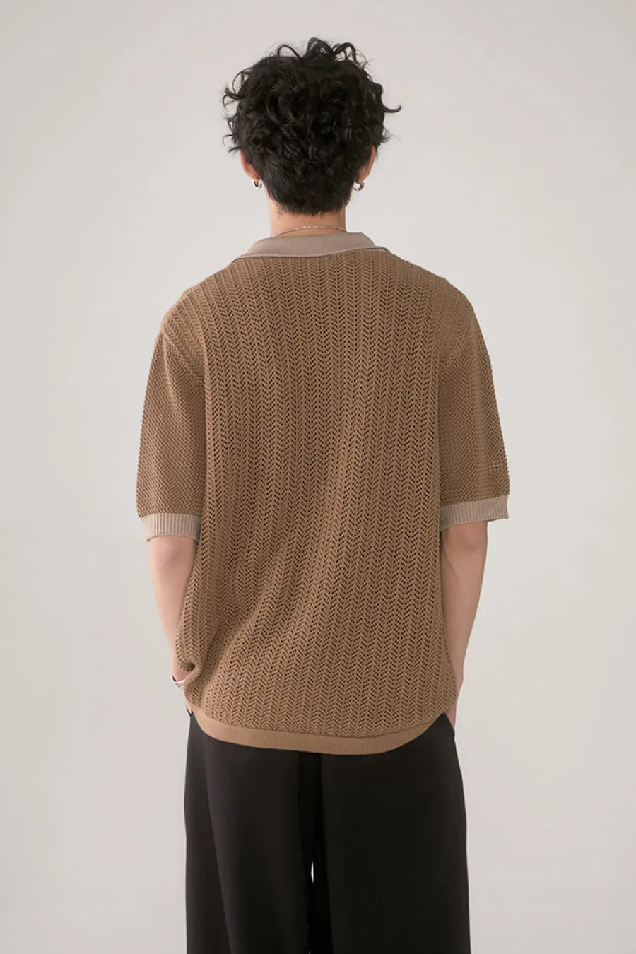Outlet PHYSBOY Retro Leaf Crochet Button-Up Shirts