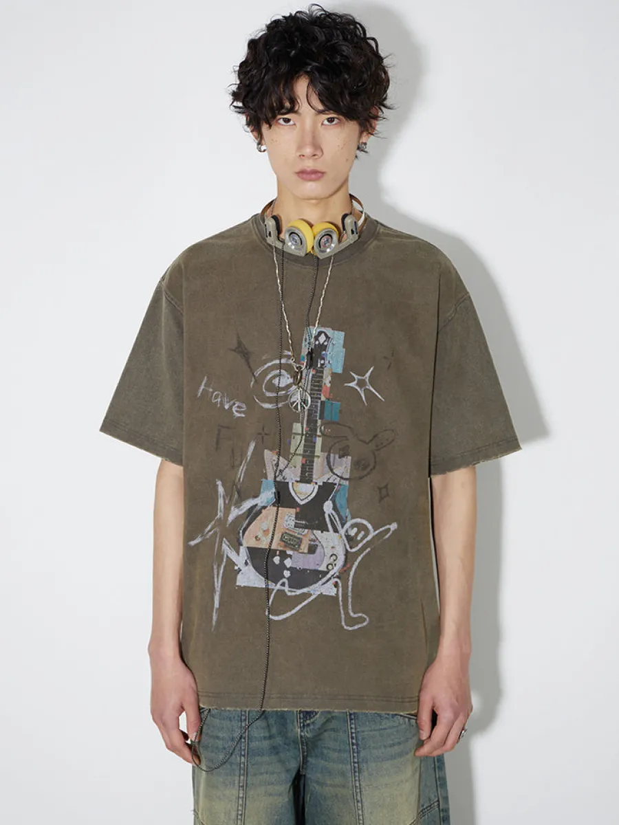 Fashion "Rock N Roll" Tee T-Shirts