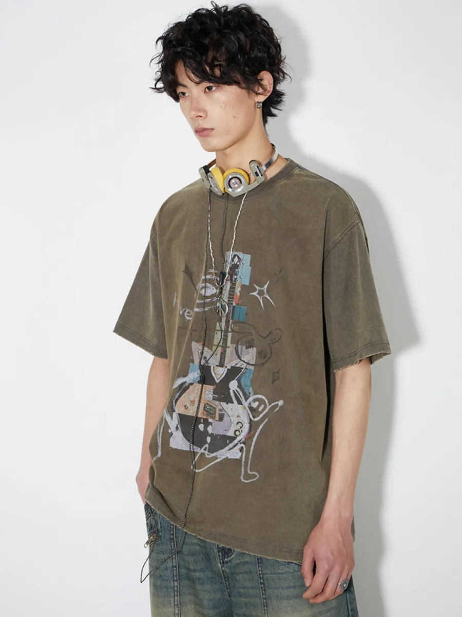 Fashion "Rock N Roll" Tee T-Shirts