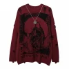 Discount Reaper Ripped Knit Sweater Sweaters