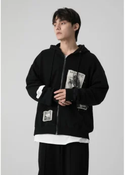 Outlet "Memories" Zip-Up Jacket Jackets