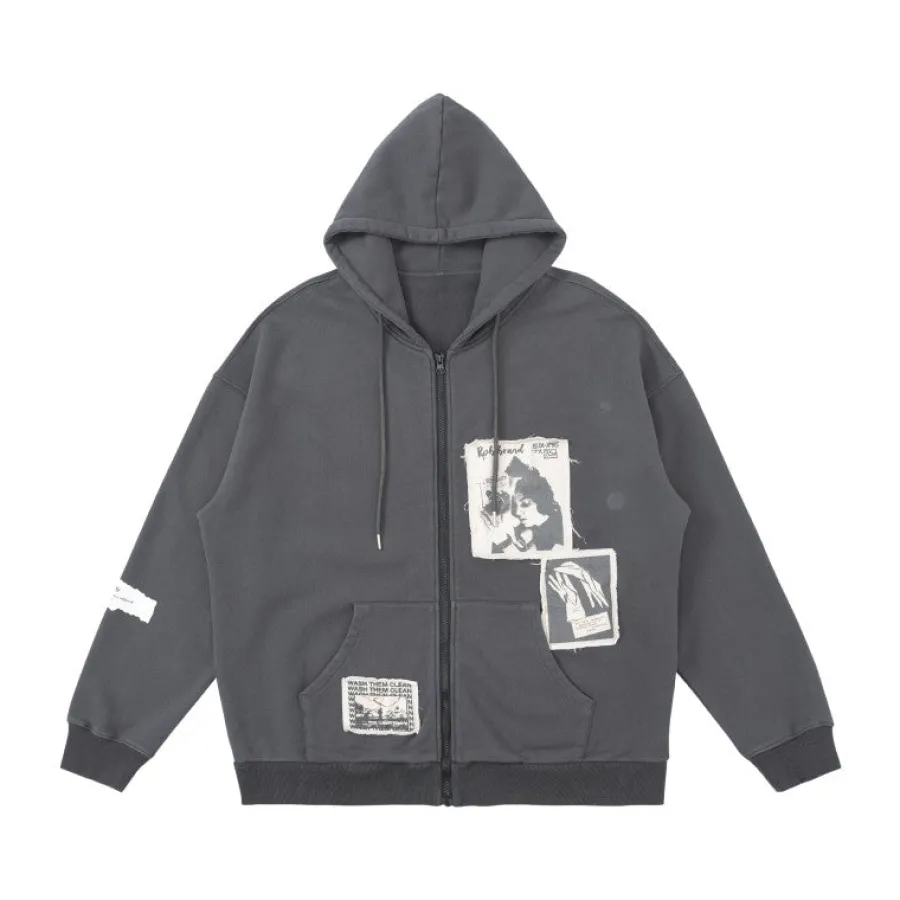 Outlet "Memories" Zip-Up Jacket Jackets