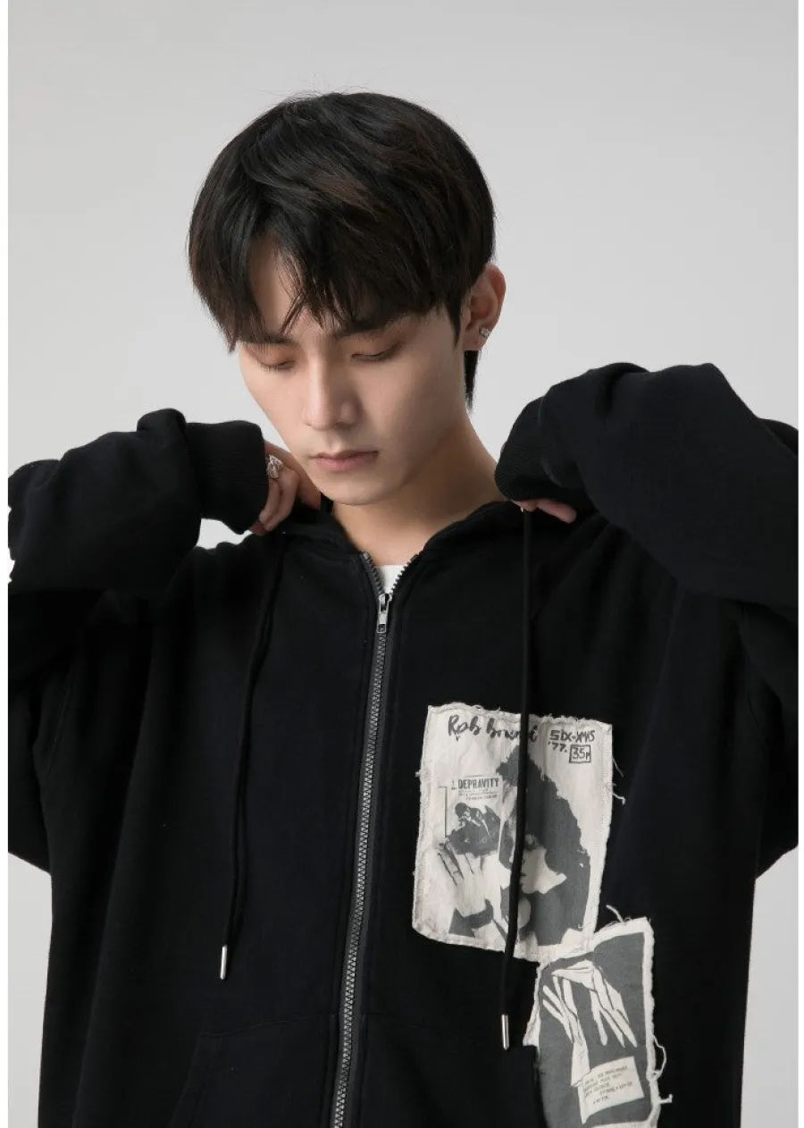 Outlet "Memories" Zip-Up Jacket Jackets