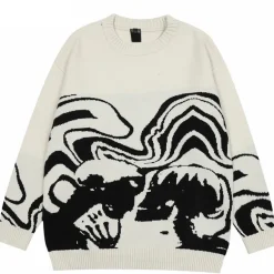 Hot Skeletons Knit Sweater Sweaters