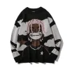 Best “Smile” Anime Knit Sweater Sweaters
