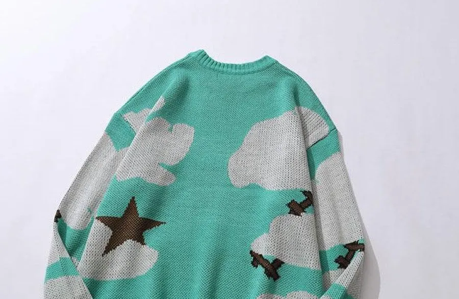 Best “Smile” Anime Knit Sweater Sweaters