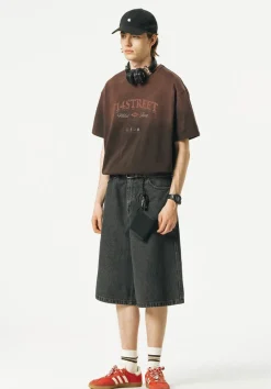 Clearance Japanese Washed Denim Shorts Shorts