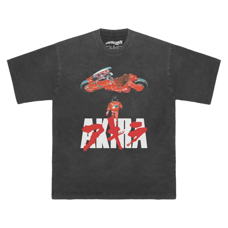 Sale Vintage Washed "Akira" Oversized Tee T-Shirts