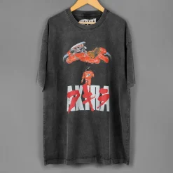 Sale Vintage Washed "Akira" Oversized Tee T-Shirts