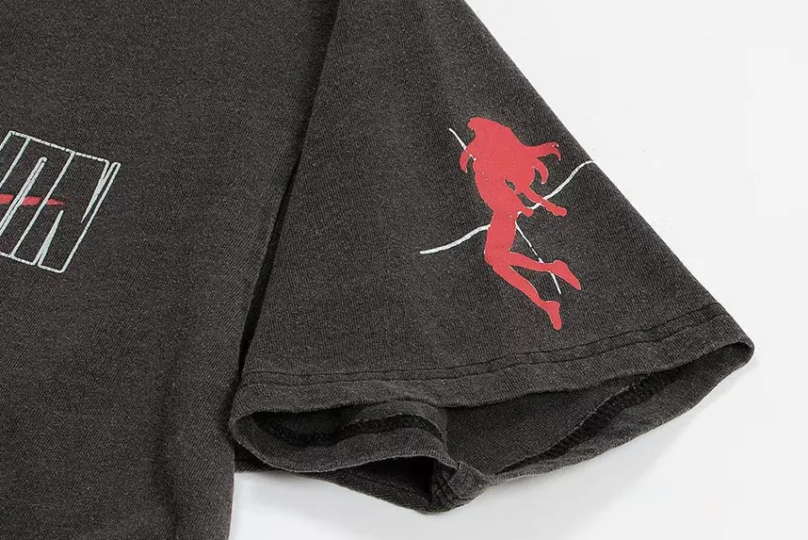 New Vintage Washed "Asuka Sehnsucht" Oversized Tee T-Shirts