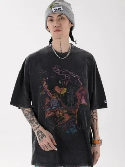 Clearance Vintage Washed Chaos Tee T-Shirts