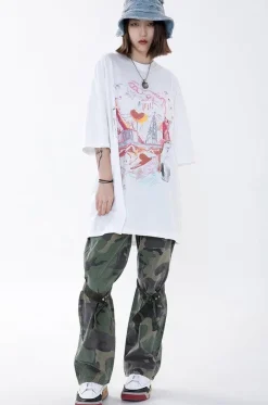Clearance Vintage Washed Chaos Tee T-Shirts