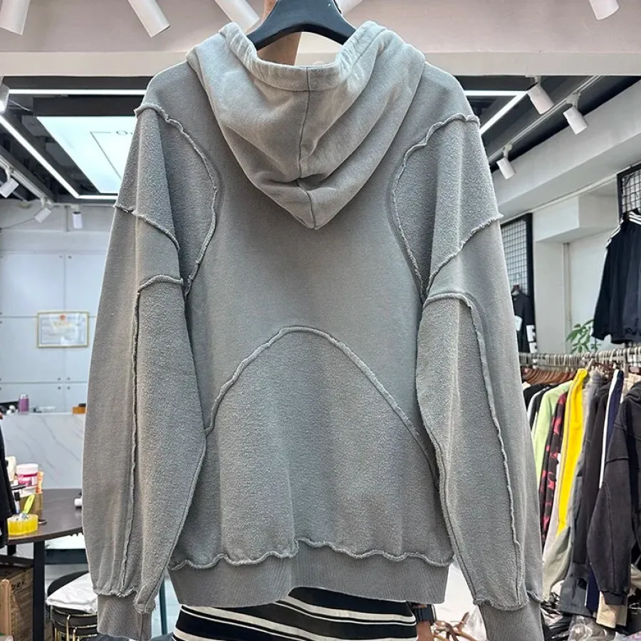 Sale Vintage Washed Deconstructed Forgiveness Hoodie Hoodies