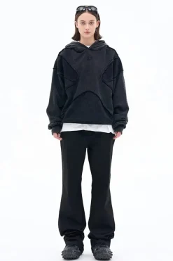 Sale Vintage Washed Deconstructed Forgiveness Hoodie Hoodies