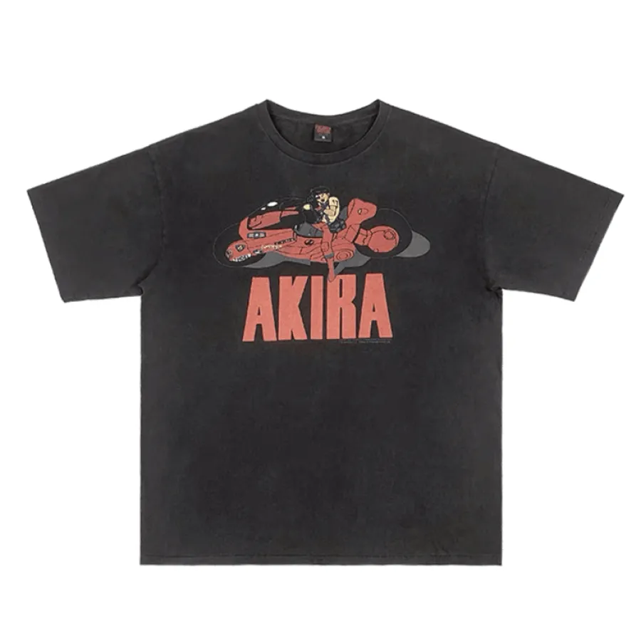 Sale Vintage Washed "Motorcycle" Oversized Tee T-Shirts
