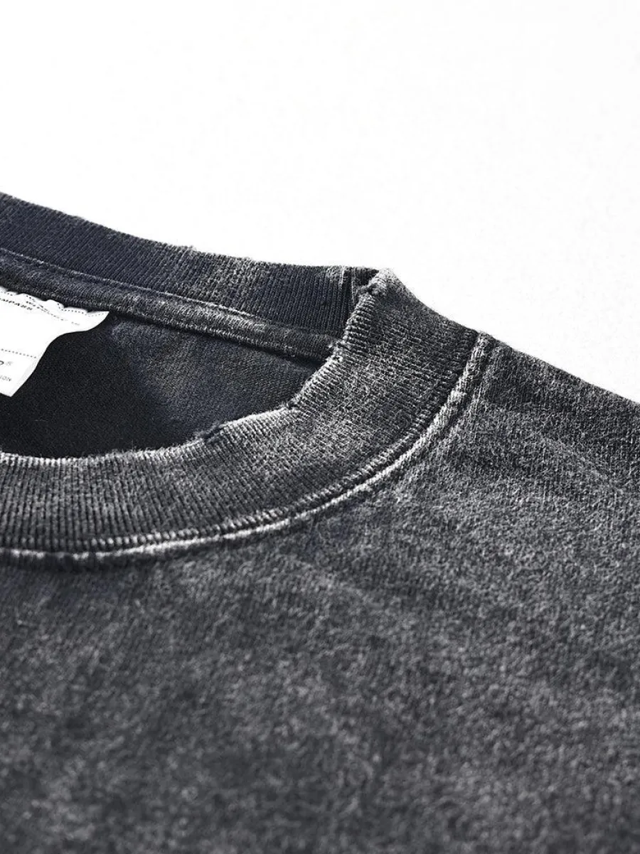 New Vintage Washed Titan Oversized Tee T-Shirts