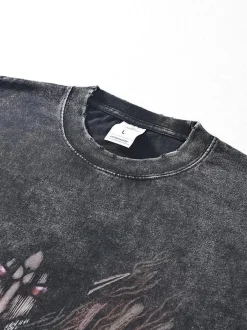 New Vintage Washed Titan Oversized Tee T-Shirts