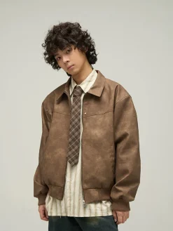 Best Distressed Faux Leather Jacket Jackets