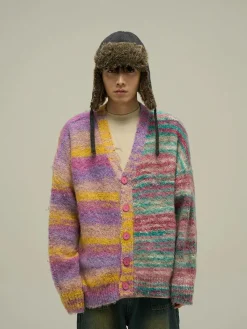 New "Dopamine" Contrast Cardigan Sweaters