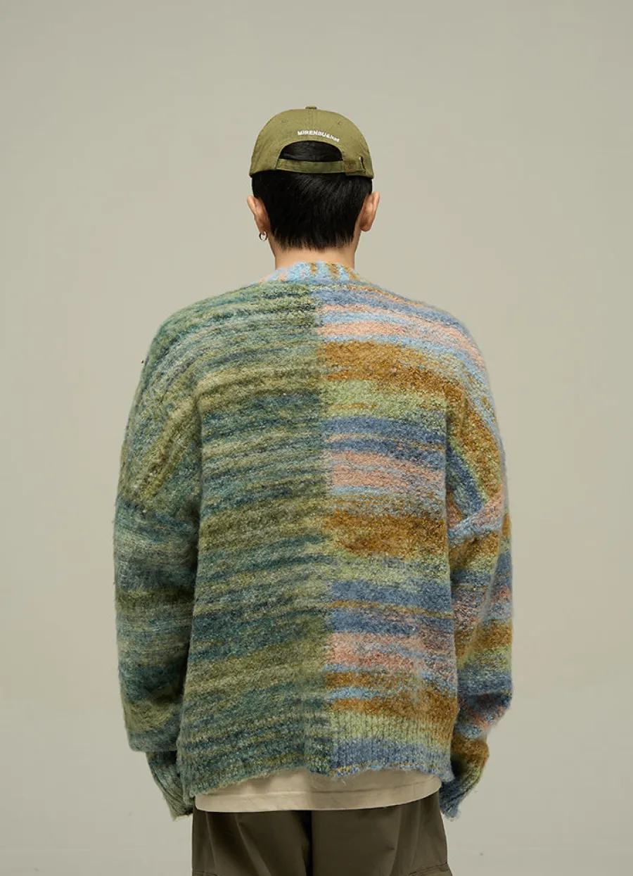 New "Dopamine" Contrast Cardigan Sweaters