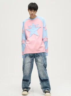 New Patchwork Longsleeve Shirt Shirts
