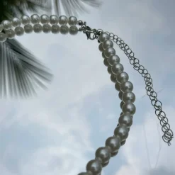 New Round Chain Pearl Necklace Accessories